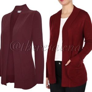 ❤️ New! Women’s Soft & Sexy Open Front Cardigan Sweater. FITS LIKE SMALL